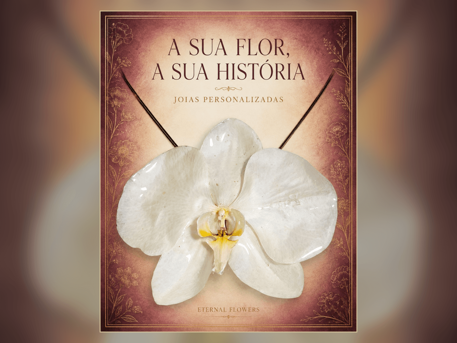 A Sua Flor, A Sua História — Joias Personalizadas